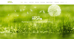 Desktop Screenshot of huntingtons.org.za